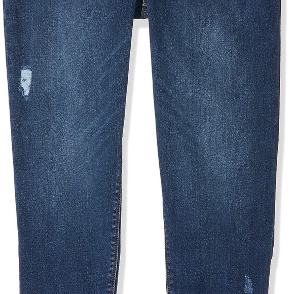 SPANX Blue Leggings with Classic Style and Distressed Details - Picture 2 of 6